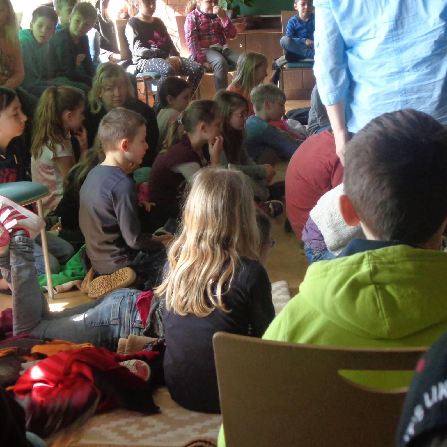 Erstkommunionkinder auf Burg Feuerstein