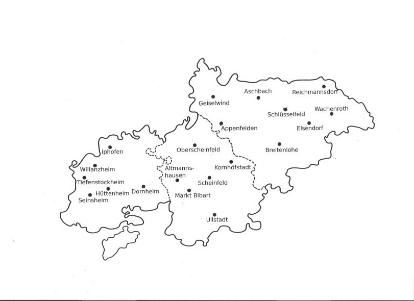 Karte Seelsorgebereich