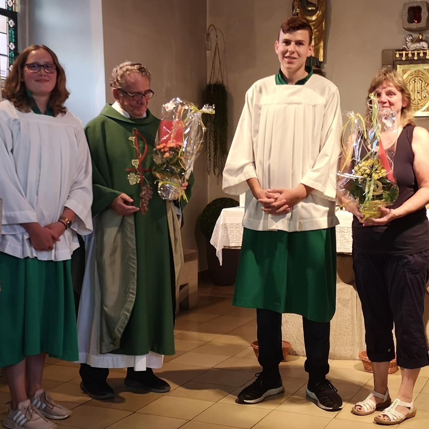 Ministranten Verabschiedung und Neueinführung