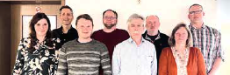 v.l.n.r.: Tina Dörfler, Matthias Luxemburger, Christian Röckelein, Bernd Durmann, Adam Durmann, Georg Röckelein, Marga Durmann, Thomas Müller. Kapellenbauverein